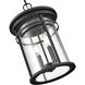 Namath 2 Light 10.5 inch Textured Black Outdoor Hanging Lantern